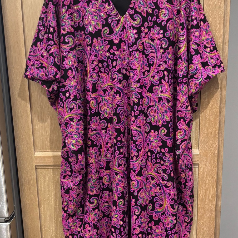 Teggy French Sequined Caftan